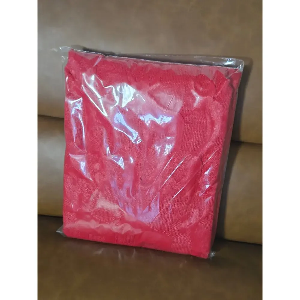 Pack‎ of 2 Plush Throw Pillow Covers 25 * 25 for Sofa Living Room(Red)